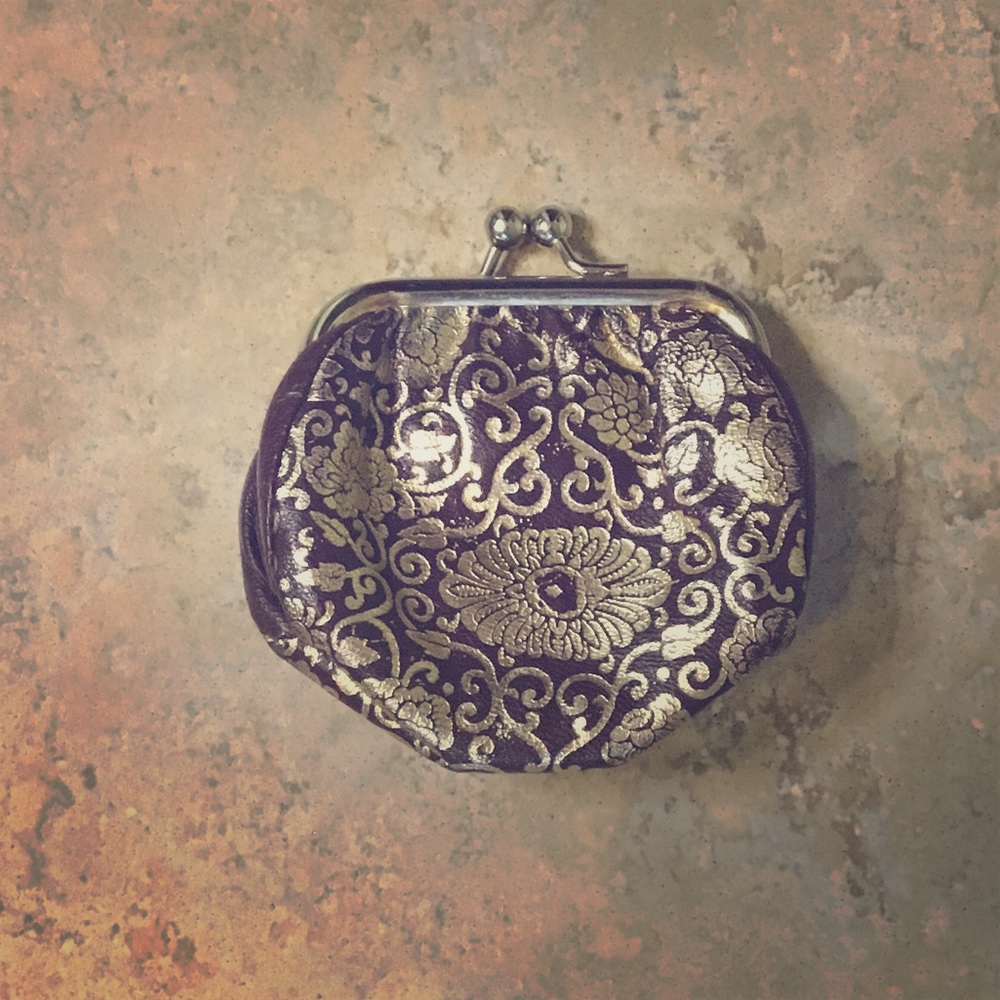 Italian Leather Change Purse